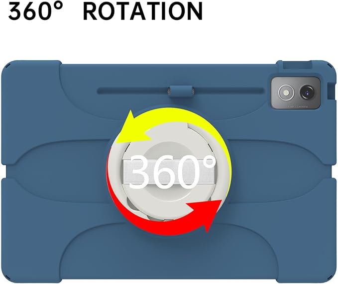 Case for Lenovo Tab P12 Tablet 12.7 inch, Silicone Adjustable Stand Cover for Lenovo tab P12/Xiaoxin Pad Pro 12.7" Tablet Case TB370FU/TB371FC/TB375FC (R-Purple)