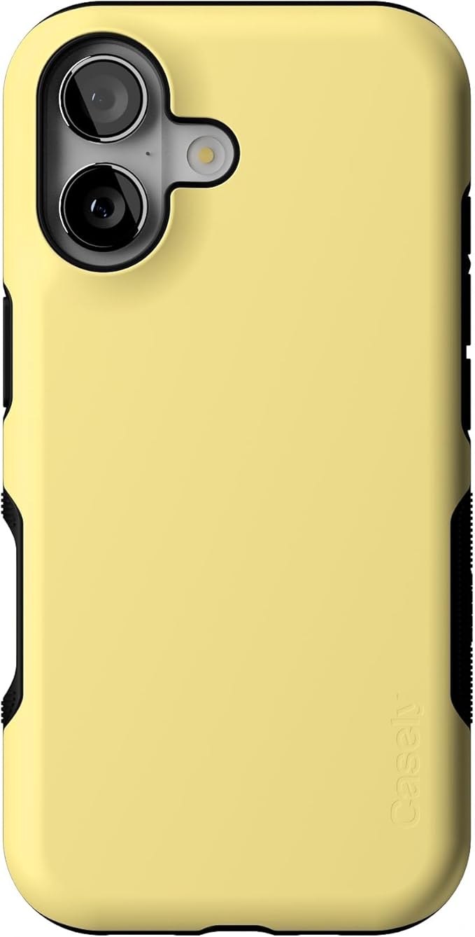 Casely iPhone 17 Case | Butter Me Up | Butter Yellow | Bold Protective Design | Compatible with MagSafe