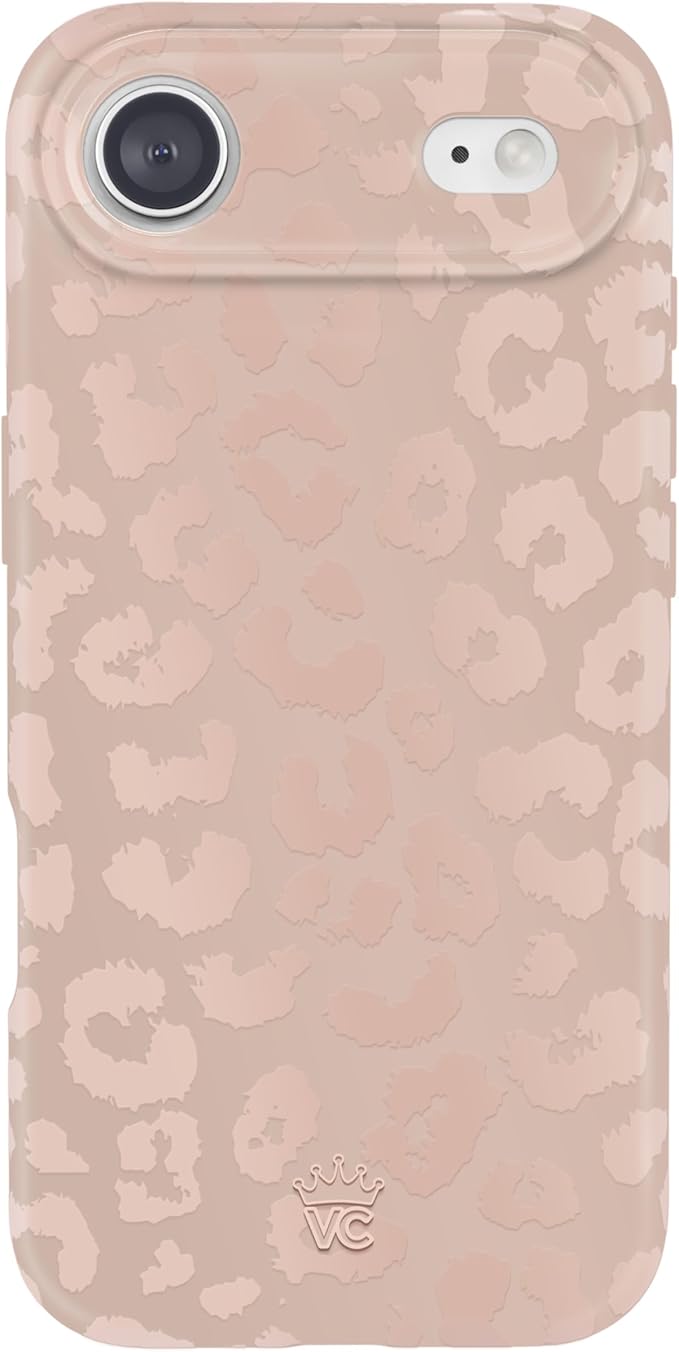 VELVET CAVIAR Case for iPhone 17 Air | Compatible with MagSafe | 10ft Drop Tested | Protective Designer Cases | Nude Leopard