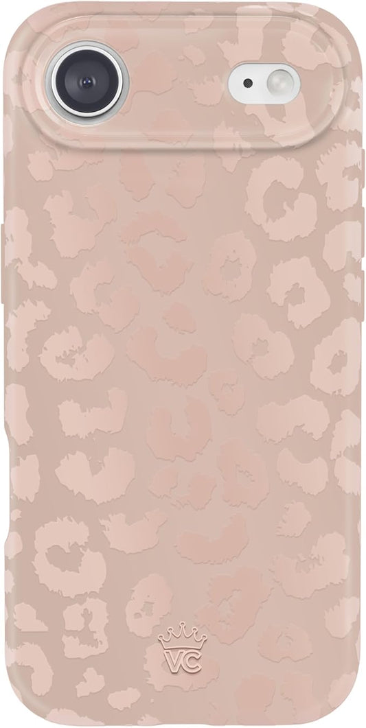 VELVET CAVIAR Case for iPhone 17 Air | Compatible with MagSafe | 10ft Drop Tested | Protective Designer Cases | Nude Leopard