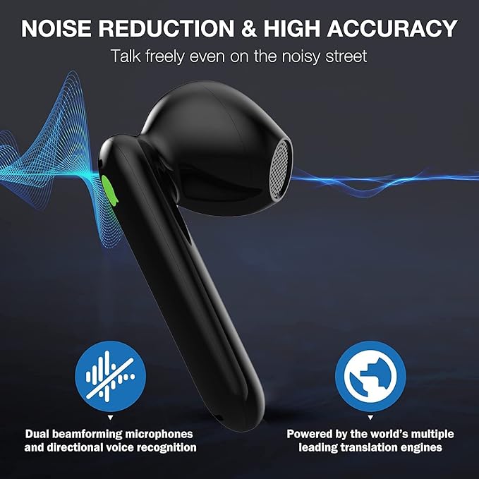 Timekettle WT2 Edge W3 Translator Device, Bidirection Simultaneous Translation, Translator Earbuds with 40 Languages, Offline Translator, Fast Reaction with Revolutionary Al Tech, Offline Version