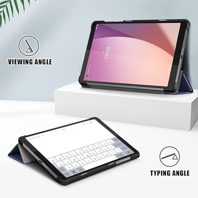 Case for Lenovo Tab M8 4th Gen 2023, Folding Folio Ultra-Thin PU Leather Stand Case Cover for Lenovo Tab M8 4th Gen TB-300FU