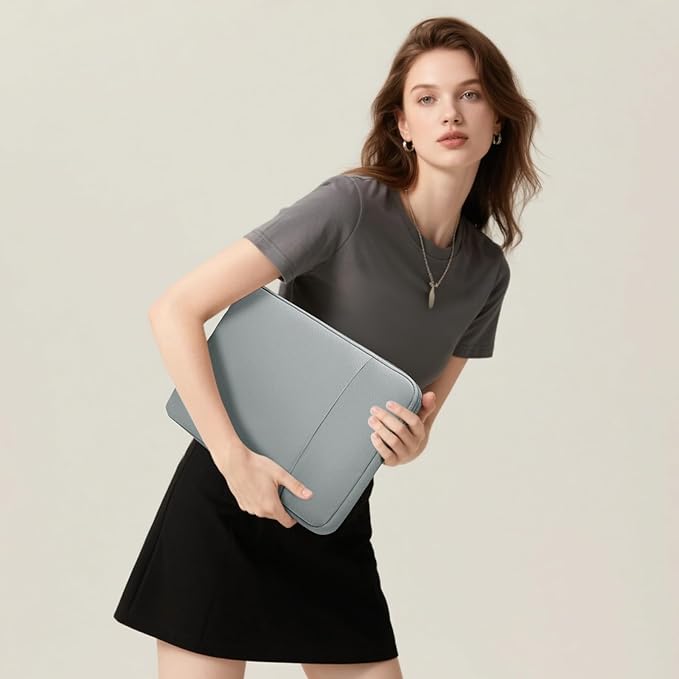 HYZUO 15-16 Inch Laptop Sleeve Bag Set for MacBook Pro 16 M4/M3/M2/M1 Pro/Max, 15" Surface Book, Notebook Case for 15" 15.6" HP Dell Lenovo ThinkBook Asus Acer Samsung Huawei, Rock Gray