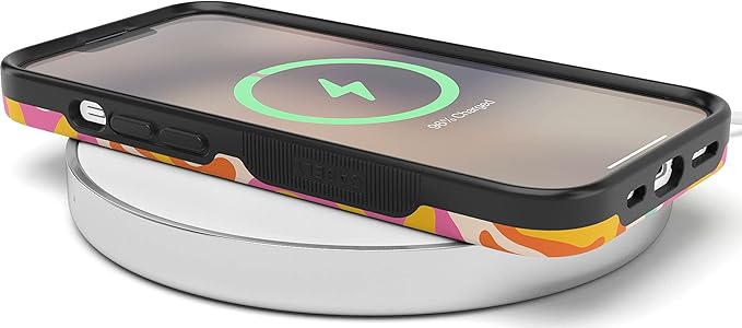 Casely iPhone 14 Case | Tropical Color Splash | Abstract Retro Girly | Compatible with MagSafe | Bold Protective Design