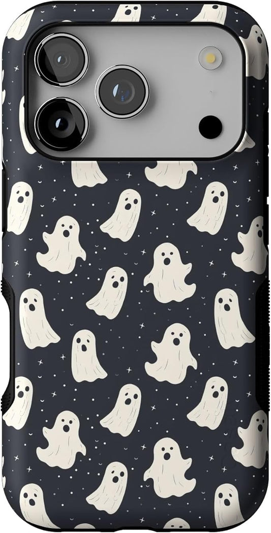 Casely iPhone 17 Pro Case | All Boos No Bite | Friendly Ghost | Bold Protective Design | Compatible with MagSafe