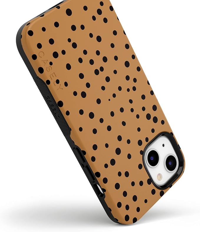 Casely iPhone 14 Case | Spot On | Dotted Animal Print | Compatible with MagSafe | Bold Protective Design