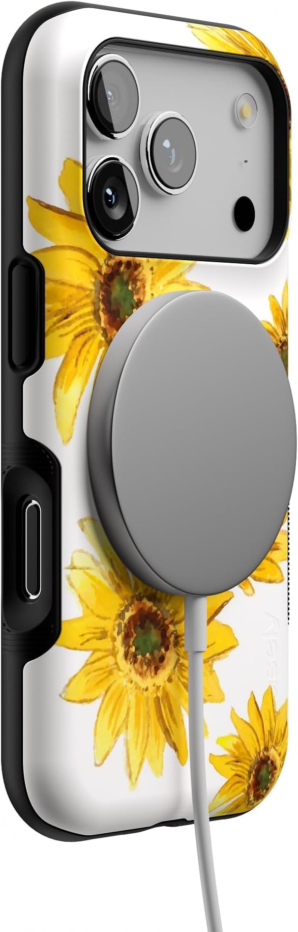 Casely iPhone 17 Pro Case | Golden Garden | Yellow Sunflower | Bold Protective Design | Compatible with MagSafe