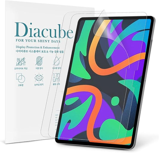 2-Pack Anti Glare Screen Protector with Blue Light Filter for Lenovo Tab M11/Xiaoxin Pad 2024 11", Anti-Glare Matte PET Film, Anti-Fingerprint, High Touch Sensitivity, Easy Installation