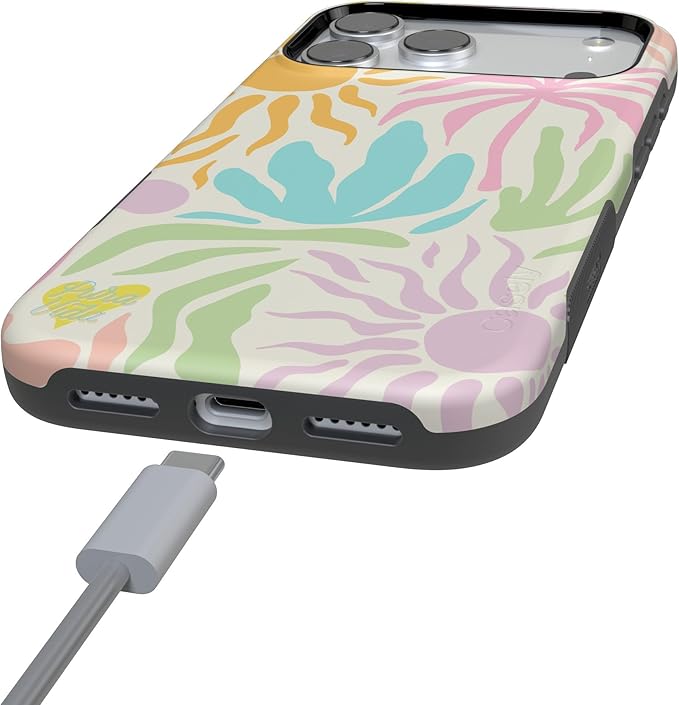 Casely iPhone 17 Pro Case | Oasis | Pura Vida | Compatible with MagSafe | Bold Protective Design