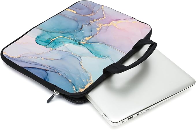 Laptop Sleeve Case 11.6" 12.1 Inch Neoprene Laptop Sleeve/Notebook Computer Pocket Case/Chromebook Case/Tablet Briefcase Carrying Bag Compatible For Men， Women ，boys， girls (Blue)