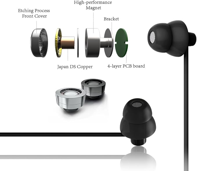 MAXROCK Sleep Earbuds, Ultra-Soft Comfortable Noise Isolating Earplugs Workout Headphones in-Ear Earphones w/Mic & Volume Control - Perfect for Side Sleeper Air Travel, Meditation & Insomnia