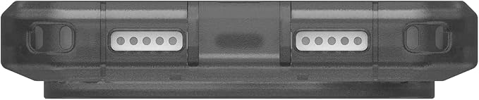 URBAN ARMOR GEAR UAG Designed for iPhone 17 Pro Case Trooper - Compatible with MagSafe Full Body with Port Protection Transparent Military Grade Full Body Protective Cover, Clear/Ash