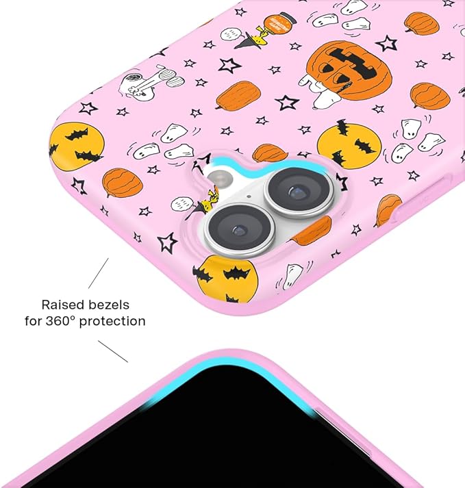 VELVET CAVIAR Case for iPhone 17 | Compatible with MagSafe | 10ft Drop Tested | Protective Designer Cases | Pink Pumpkin Snoopy