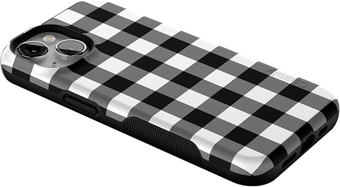 Casely iPhone 14 Case | Check Me Out | Checkerboard | Compatible with MagSafe | Bold Protective Design