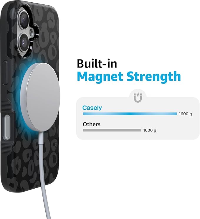 Casely iPhone 17 Case | Into The Wild | Black Leopard | Compatible with MagSafe | Bold Protective Design