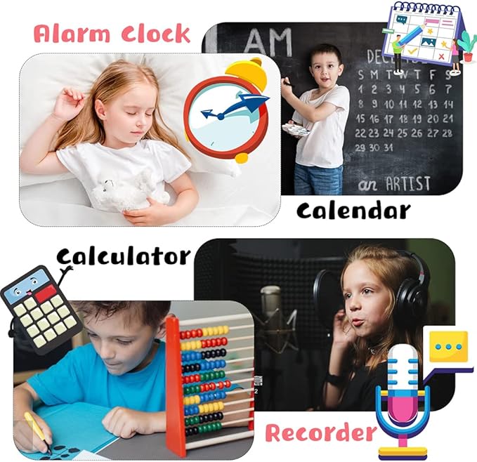 Retysaz Kids Smart Watch,24 Game Smart Watch for Kids, Fashion Smartwatches for Children 3-14 Great Gifts to Girls Boys (Pink)