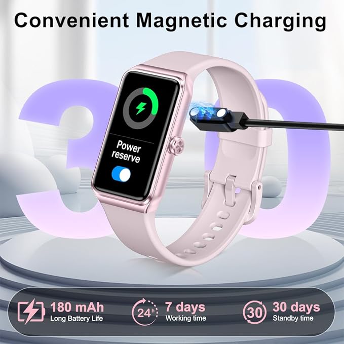 Fitness Tracker- Smart Watch with 1.47" Health Activity Trackers 24/7 Heart Rate,Stress Management, Monitor Blood Oxygen, Sleep Tracking Fitness Watch for Android iPhone Women Men (Pink)