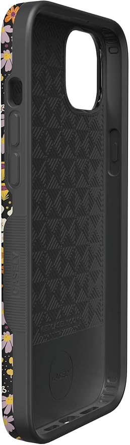 Casely iPhone 14 Case | Falling for You | Plum Floral | Compatible with MagSafe | Bold Protective Design