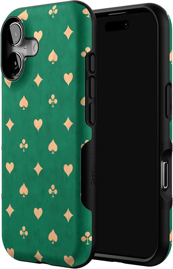 Casely iPhone 17 Case | Royal Flush | French Deck | Bold Protective Design | Compatible with MagSafe