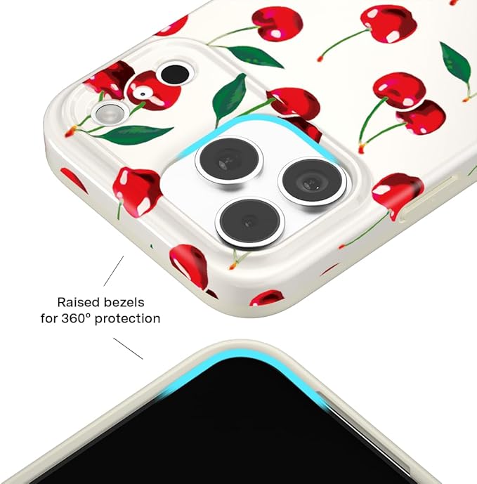 VELVET CAVIAR Case for iPhone 17 Pro Max | Compatible with MagSafe | 10ft Drop Tested | Protective Designer Cases | Mon Cheri Cherry