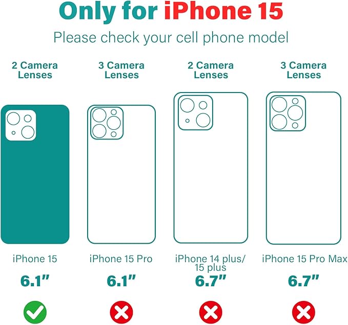 Compatible with iPhone 15 Case with Invisible Magnetic Ring Stand [Compatible with Magnetic] [Military Drop Protection] Shockproof Slim Hard Back Soft Edge Case 6.1 Inch, Pink