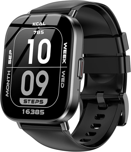 Smart Watch, 2.01" HD Touchscreen Fitness Watch, Bluetooth Calls, 120 Sports Modes Activity Tracker, 24/7 Heart Rate & Sleep Monitor, IP67 Waterproof, iOS Android Compatible (Black)