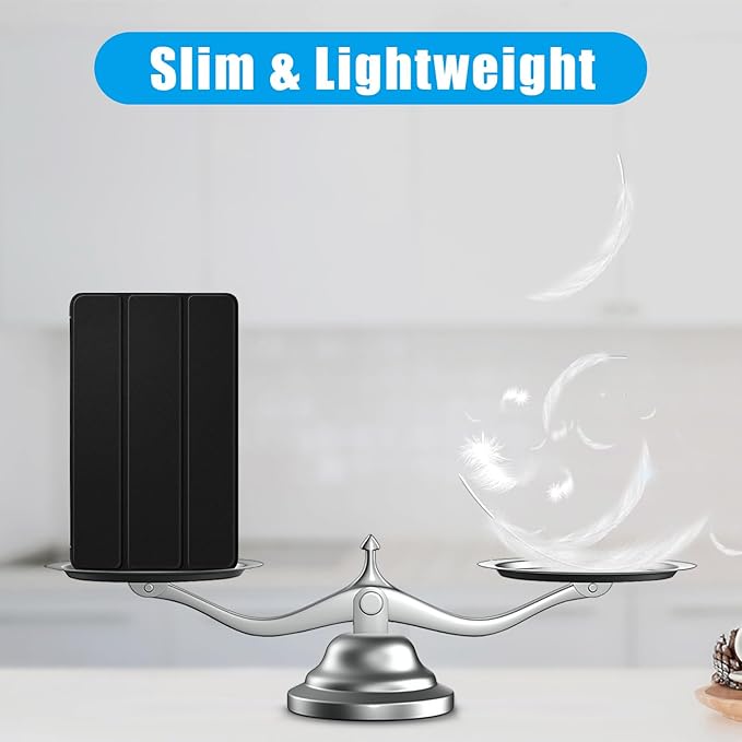 Case for Samsung Galaxy Tab A9 8.7 Inch 2023 SM-X110/X115/X117 Tablet,Slim Lightweight Stand PC Cover for Galaxy Tab A9 Tablet,Black