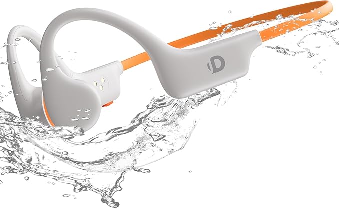 Open Ear Sport Headphones, Wireless Bone Conduction Earphones, Built-in 32GB MP3,with Mic, IP68, Sweat & Water Resistant, Up to 8 Hours Battery, Bluetooth 5.3, for Running, Workouts, Swimming