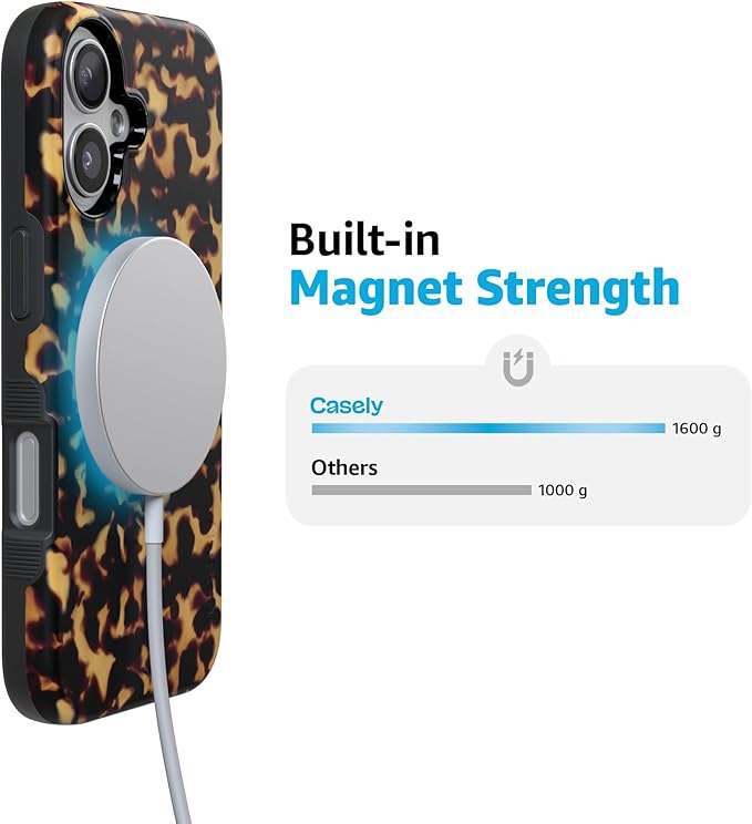 Casely iPhone 17 Case | Shell Shocked | Tortoise Print | Compatible with MagSafe | Bold Protective Design