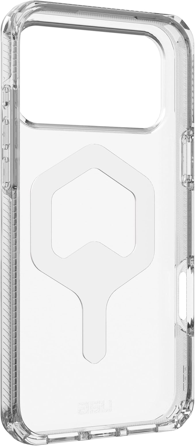 URBAN ARMOR GEAR UAG Designed for iPhone 17 Pro Max Case Plyo - Compatible with MagSafe Transparent Military Grade Protective Cover, Ice/Rose Gold
