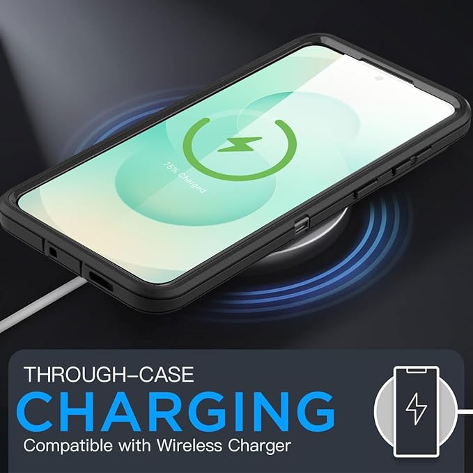 AICase Belt-Clip Holster Case for Samsung Galaxy S25 Edge 6.65",Heavy Duty Drop Protection Full Body Rugged Shockproof/Drop Proof/DustProof Military Grade Tough Durable Cover for S25 Edge 2025