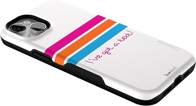 Casely iPhone 14 Case | Love Island | I've Got a Text! | Compatible with MagSafe | Bold Protective Design