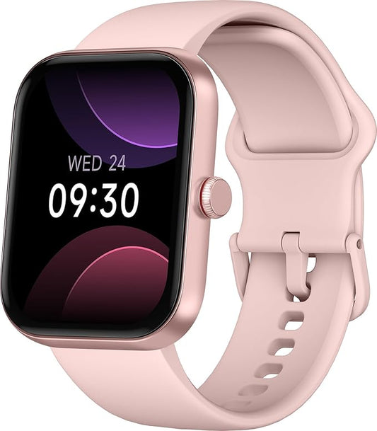 Smart Watch for Women, Answer/Make Calls, 1.91" HD Screen Fitness Watch with Alexa, 100 Sports, Heart Rate and Sleep Tracking, IP68 Waterproof, Smartwatch Compatible Android iOS, Light Pink