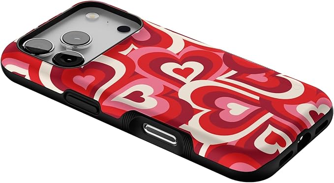 Casely iPhone 17 Pro Case | Love Song Remix | Ombre Hearts | Bold Protective Design | Compatible with MagSafe