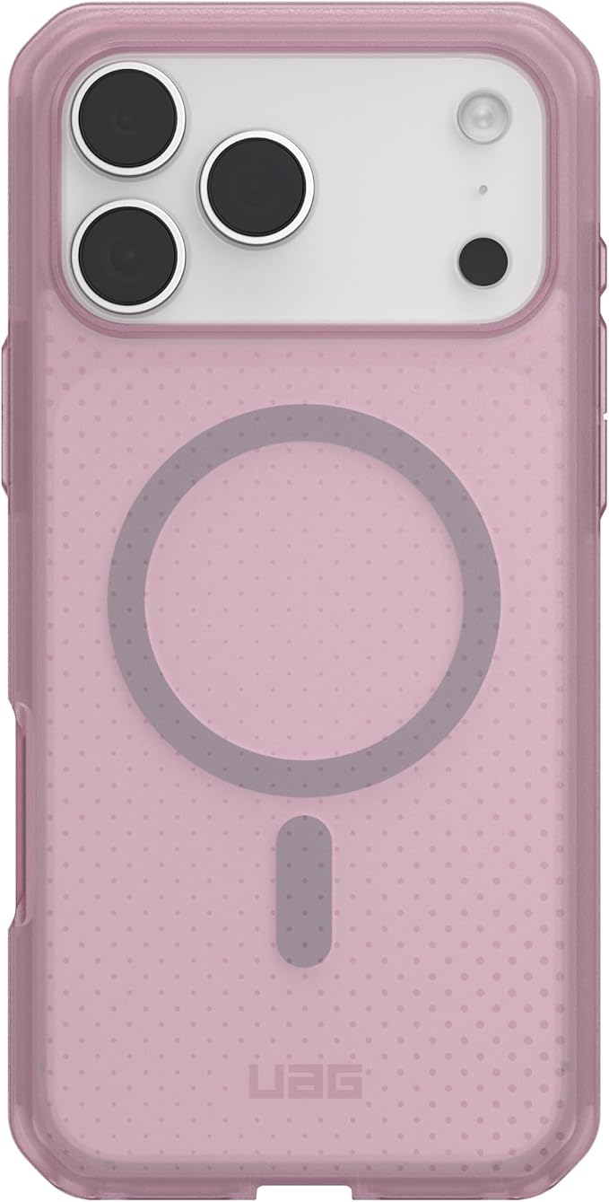 URBAN ARMOR GEAR UAG Designed for iPhone 17 Pro Max Case Dot - Compatible with MagSafe Translucent Military Grade Protective Cover, Purple