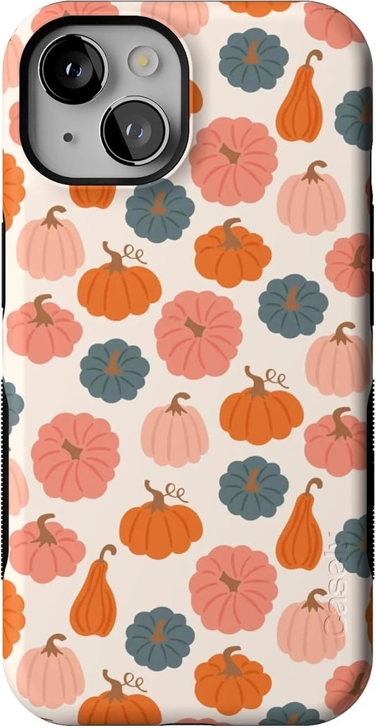 Casely iPhone 14 Case | Oh My Gourd | Pumpkin Patch | Compatible with MagSafe | Bold Protective Design