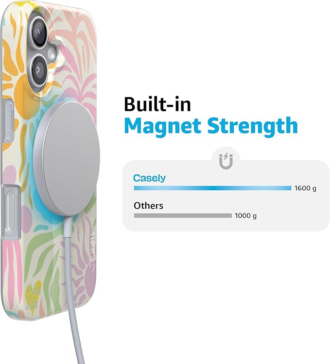 Casely iPhone 17 Case | Oasis | Pura Vida | Compatible with MagSafe | Classic Ultra Slim Design