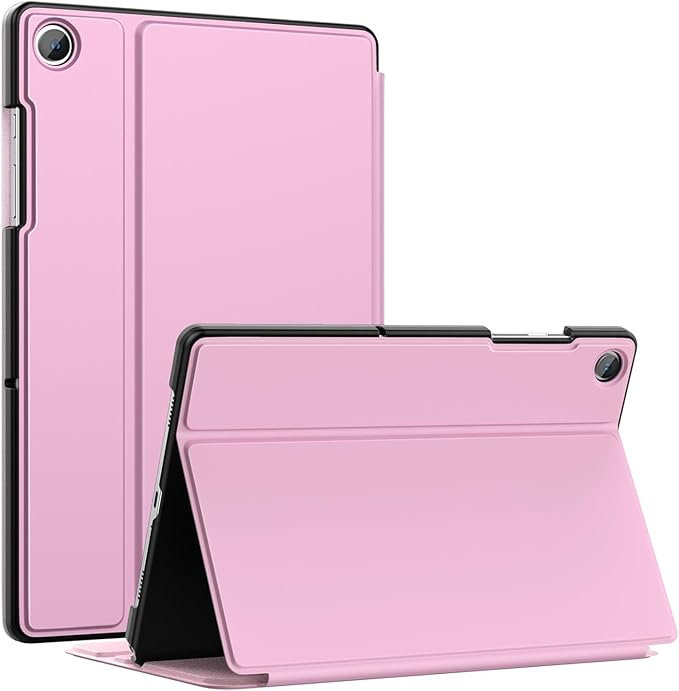 MoKo Case for Samsung Galaxy Tab A9+/A9 Plus 11” 2023, Slim Hard Back Shell Protective Cover Case with Viewing Stand & Auto Wake/Sleep for Galaxy Tab A9+ Tablet SM-X210/SM-X216/SM-X218, Pink