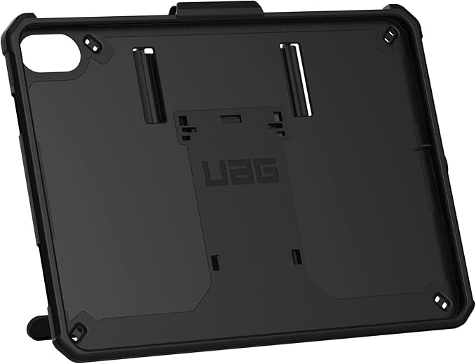 URBAN ARMOR GEAR UAG Designed for iPad 11" A16 11th Gen 2025, 10.9" 10th Gen 2022 Case A3354 A3355 A2696 - Rugged Slim Protective Folio Cover w/Hand Strap Kickstand & Pencil Holder, Scout Black