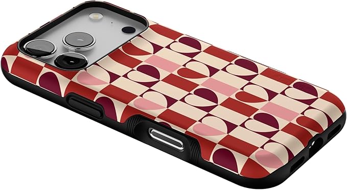 Casely iPhone 17 Pro Case | Love's a Game | Retro Hearts | Bold Protective Design | Compatible with MagSafe