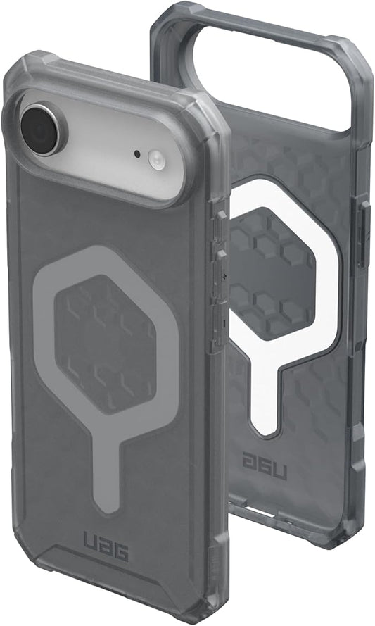 URBAN ARMOR GEAR UAG Designed for iPhone Air Case Essential Armor - Compatible with MagSafe Translucent Military Grade Protective Cover, Ash