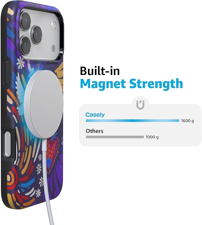 Casely iPhone 17 Pro Case | Viva La Vida | Frida Kahlo Collage | Compatible with MagSafe | Bold Protective Design