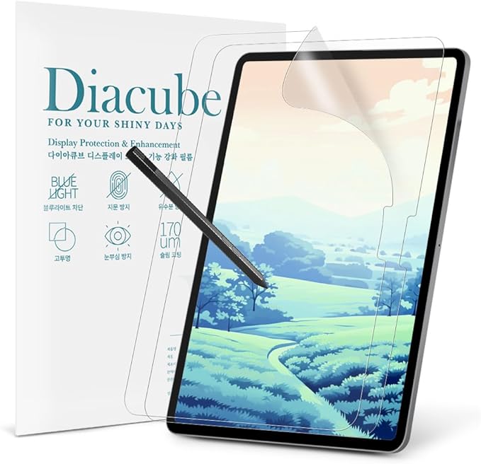 [2-Pack Paperfeel Screen Protector For Xiaoxin Pad 2022 10.6" (P12 10.6" 2022), Anti-Glare Matte PET Film for Drawing and Writing Like on Paper, High Responsive Touch, Easy Installation