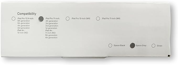 [Upgrade] Magnetic Wireless Charging Stand for iPad Pro 11" Gen1-4 / Air 11" M3/M2 / Air 10.9" Gen4-5, Rock Steady iPad Stand for Desk with Foldable Aluminum Arm, Adjustable Tablet Mount with 2M Cable