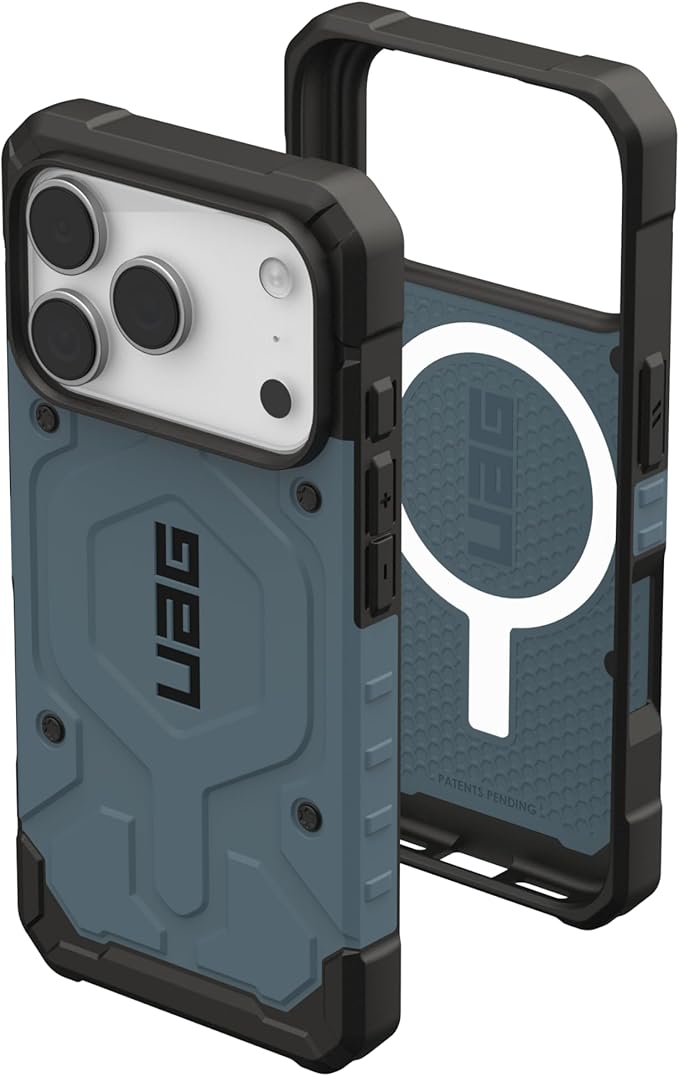 URBAN ARMOR GEAR UAG Designed for iPhone 17 Pro Case Pathfinder - Compatible with MagSafe Military Grade Protective Cover, Cloud Blue