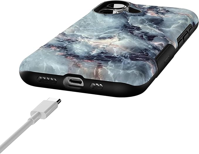 Casely iPhone 17 Case | Deep Sea | Blue Marble | Bold Protective Design | Compatible with MagSafe