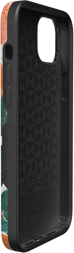 Casely iPhone 14 Case | Yes, of Quartz! | Sculpted Marble | Compatible with MagSafe | Bold Protective Design