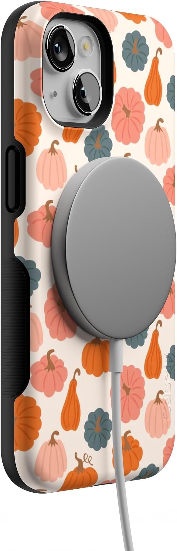 Casely iPhone 14 Case | Oh My Gourd | Pumpkin Patch | Compatible with MagSafe | Bold Protective Design