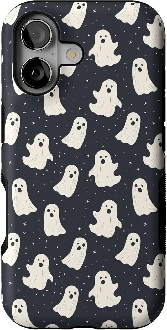 Casely iPhone 17 Case | All Boos No Bite | Friendly Ghost | Bold Protective Design | Compatible with MagSafe