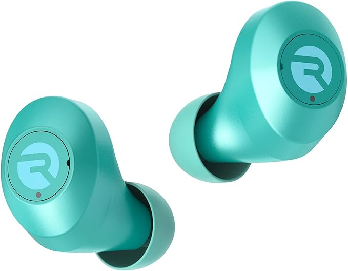 Raycon Everyday Earbuds Classic Bluetooth Wireless with Microphone - Stereo Sound, Active Noise Canceling, in-Ear Bluetooth Headset True Wireless Earbuds 32 Hours Playtime (Mint)